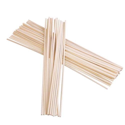 30pcs Rattan Diffuser Sticks - 10 Inch Aroma Oil Diffuser Replacement Sticks Natural Diffuser Sticks for Home Fragrance and Aromatherapy