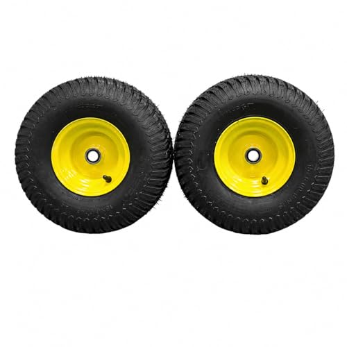 Antego 15x6 Turf Tire & Wheel Set (2) for John Deere Mowers