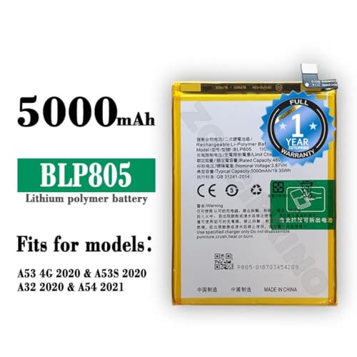 Image of Original BLP805 Battery for Oppo A53 / C17 / 7 /7 Prime Battery with 1 Year Warranty**** (B302)