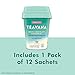 Teavana Caffeine Free Herbal Tea — White Chocolate Peppermint with roobois cocoa — box 12 sachets total, 15.24 Ounce
