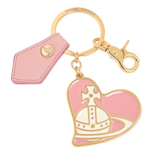 [ヴィヴィアンウエストウッド] キーリング キーホルダー チャーム ORB HEART オーブ ハート ピンク ゴールド 8203012UU OM002H G405 [並行輸入品]