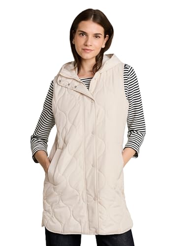 Chaleco TOM TAILOR de mujer 1052104 acolchado ligero en color Cold Beige