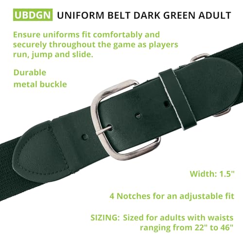 Image of Champion Sports Baseball & Softball Belt - Stretch Fit Uniform Belt for Youth & Adult Players, Multiple Colors