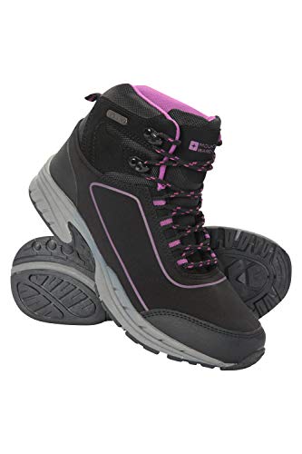 Mountain Warehouse Ramble Womens Softshell Waterproof Hiking Boots Black Womens Shoe Size 9