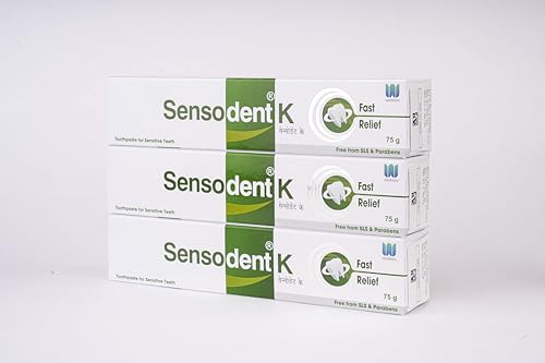 Image of 75g(Pack of 3) | Toothpaste For Sensitivity Relief| For Fast and Effective relief| Contains Potassium Nitrate for Sensitive teeth