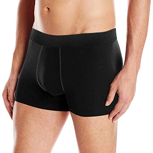 Artsadd Custom Men's Boxer Briefs, Personalized Property Of Name Underwear, Funny Gift for Men Black2