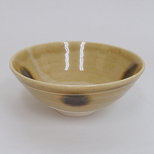 抹茶茶碗 黄瀬戸 平茶碗 抹茶碗 美濃焼 23y2818-451