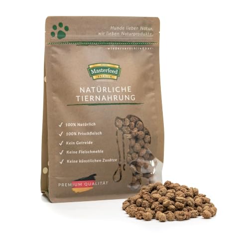 Masterfeed Brocken, Hundeleckerli, Getreidefrei, Hoher Fleischanteil (Pferd, 500 g)