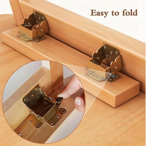 Petite table d'appoint de canapé pliante en bois pour petit espace