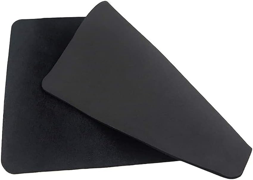 MilesMagic Magician’s Card Mat for Playing Cards, Poker, Coins Routines, Gimmicks and Magic Trick Close Up Performances | Made of Velvet, Soft and Light (Black)