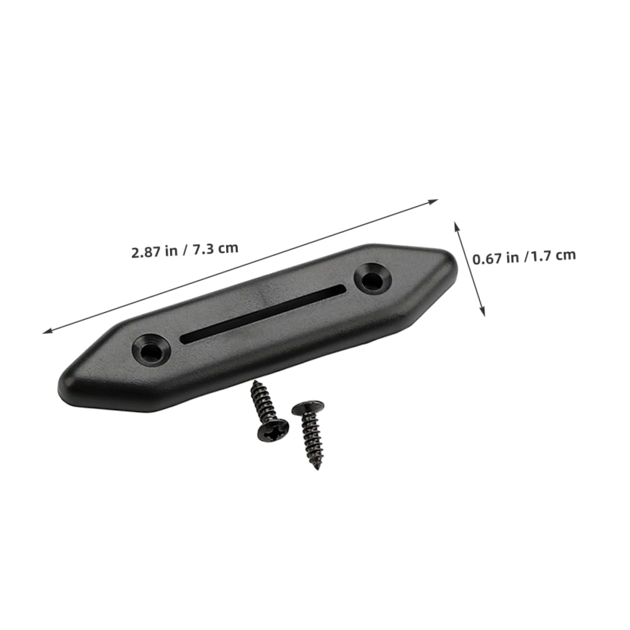 Garneck Electric Guitar Switch Washer Plate Lever Switch Cover Black Gn604 Guitar Part