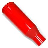 50 Caliber Racing Custom Bullet Shift Knob - Red Powdercoat - Compatible with Polaris RZR 570, 800, XP900, S 900, Trail 900, XP1000 Models [5348F1]