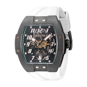 Invicta Men’s 44405 JM Correa Automatic 3 Hand Green, Transparent Dial Watch