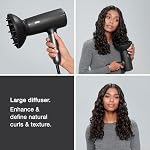 Braun Hair Dryer with Diffuser, Blow Dryer with Super-Ionic Technology Reduces Static and Frizz for Smooth, Shiny, Healthy Looking Hair