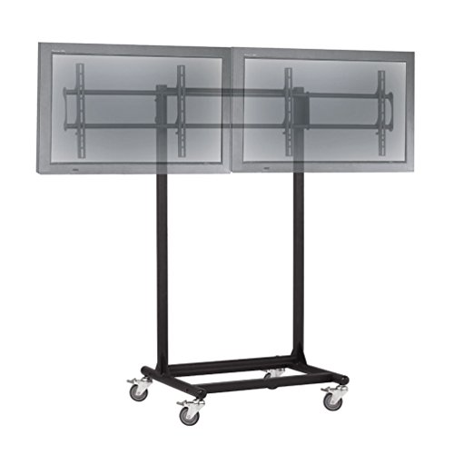 Carrito Móvil Ergonómico Doble CT-OS37-NS para TV 32"-46"