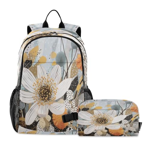 Sac à dos enfant à fleurs en fleurs pour l'école et pique-nique