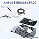 BINGFU Aufbewahrungstasche für Starlink Satelliten-Internet-Kit - Tragetasche & Kordelbeutel & Stangenschutzhülle - Kompatibel mit Starlink Gen2 V2 Antenne, Starlink Ethernet Kabel, Router, Netzteil
