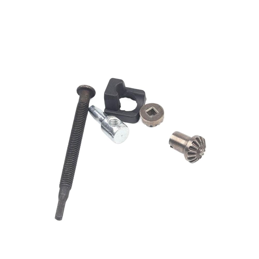 Kit de tornillos tensores de ajustador de cadena de barra Compatible con motosierra 4000 4003 4010
