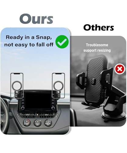 Image of Car Phone Holder for Toyota Corolla 2020-2026 /Corolla Cross 2022-2026 Accessories Apply to 8 Inch Touch Screen Fixed Clip Magnetic Cell Phone Mount Hands-Free 360 Degree Rotation
