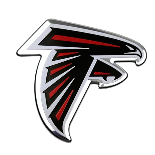 Price comparison product image FANMATS 60446 - NFL - Atlanta Falcons Embossed Color Emblem / Falcon Primary Logo