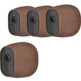 Silicone Skins Cover Protective Skin for Arlo Pro, Arlo Pro 2 Smart Security Wire-Free Cameras (4 Pack, Light Brown)