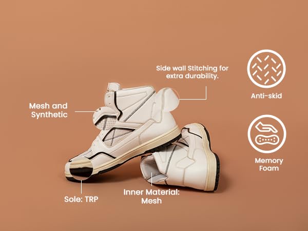 Image of Big Fox Jupiter-1 High Top Classic Sneakers for Men