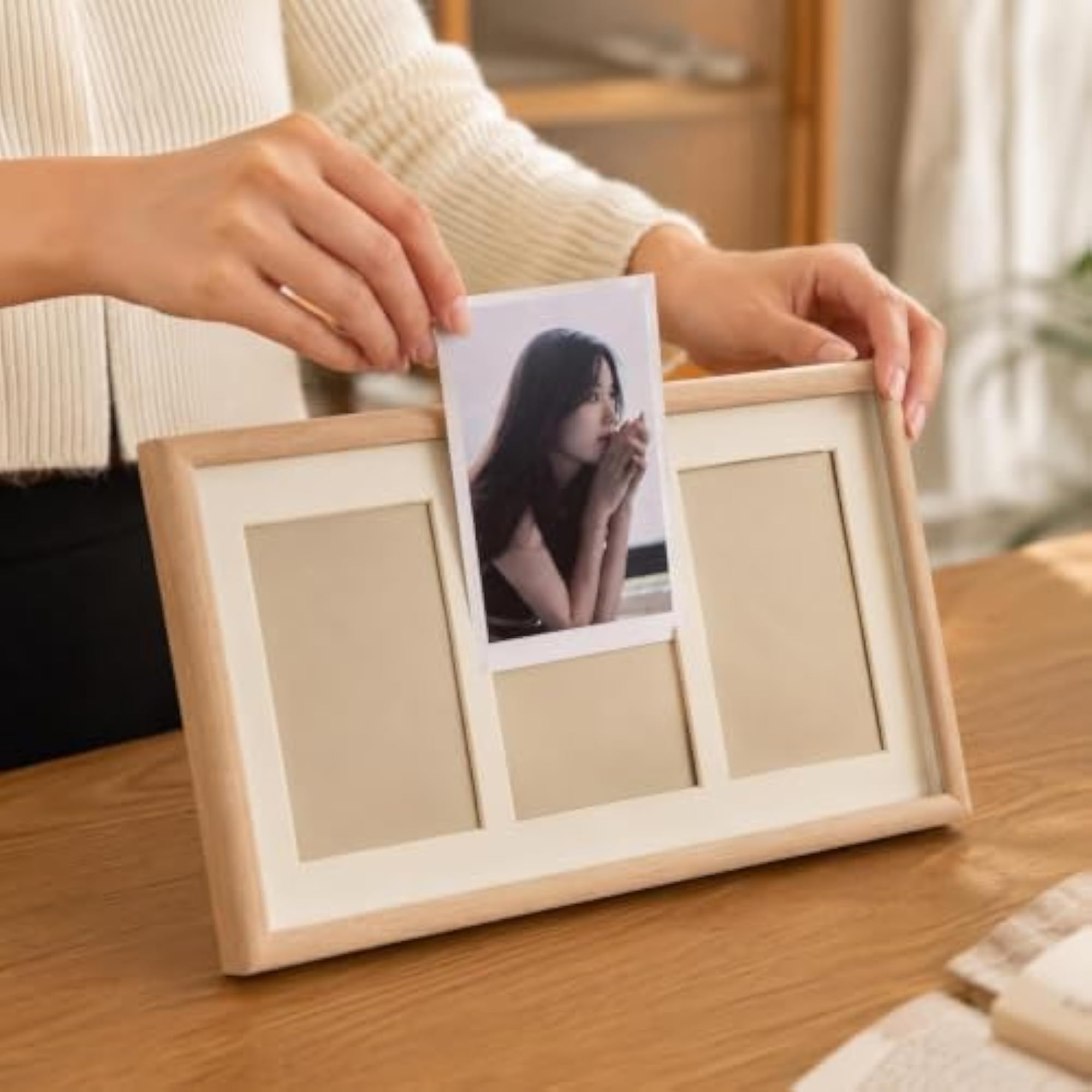 Multi Photo Frame for Tabletop and Wall Mount