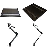 ✅ Tragkraft bis 3,5 kg A-100N KFZ-Halter für Notebook Laptop Kamera Montage in Auto LKW Caravan stabil aus Aluminium