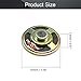 Fielect 2Pcs DIY Magnetic Speaker 1W 8 Ohm 57mm Diameter Round Shape Replacement Loudspeaker