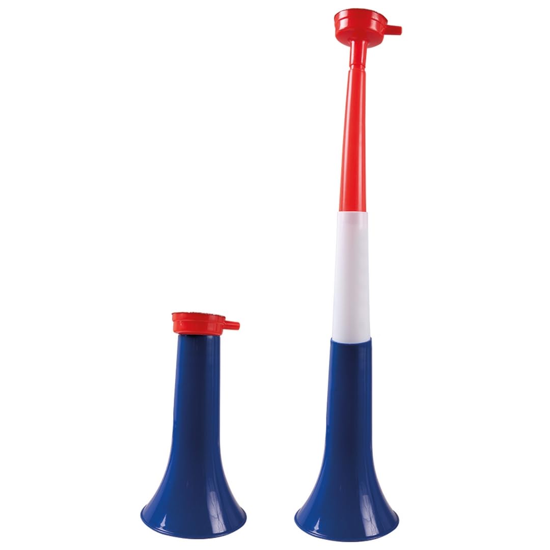 P'tit Clown - Trompette Bleu Blanc Rouge - Parfaite pour Supporter la France Lors des Célébrations et Événements Sportifs