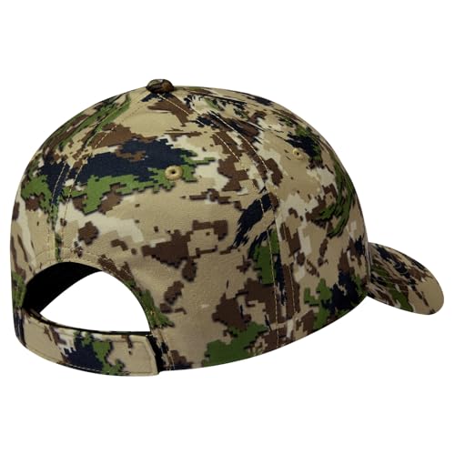 Image of BASSDASH Camo Fishing Hunting Hat Unisex Adjustable Baseball Cap
