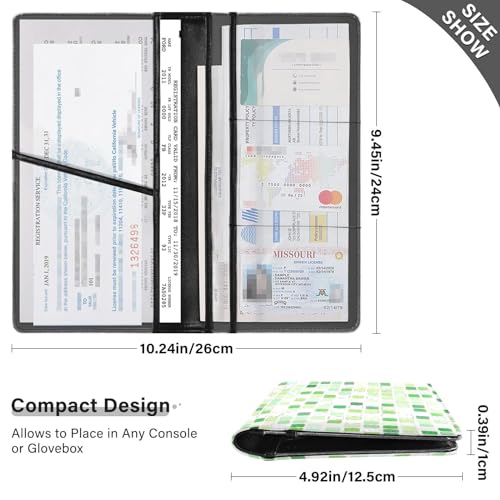 Porta Documentos para Auto Cuero miniatura 3