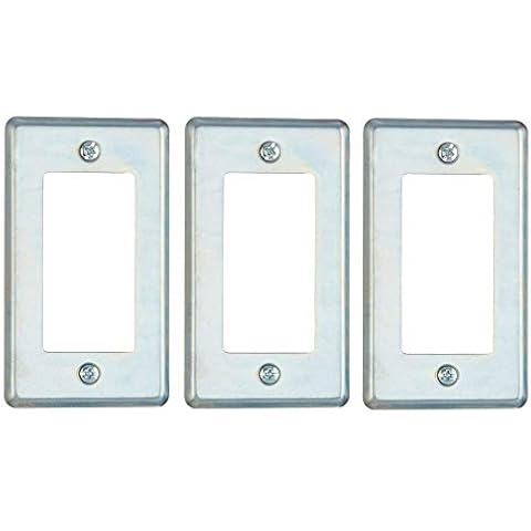 Hubbell Raco Signature Music Instruments 862 Handy Box Cover with (1) GFCI, 0.2, 3 Pack Cover