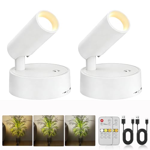 Lámparas Bonsery inalámbricas para iluminar obras de arte sin cables