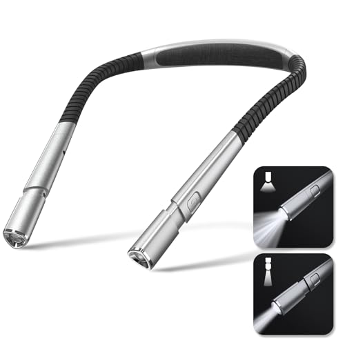 Vekkia Rechargeable Neck Reading Light with Adjustable Color and Brightness