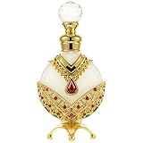 Healifty Egyptian Perfume Bottles Vintage Glass Essential Oil Bottle Perfume Dispenser Empty Travel Container Glass Vial Arab Perfumes Bottle Does Not Contain Perfume