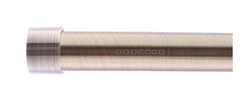 Renata Finial Drapery Curtain Rod for 1-inch Rod Pole end Cap (Pack of 20 Pieces - Antique Brass Finish) Godecco Window Treatment tejatan meriville ivilon urbanest Kirsch Chicology Umbra