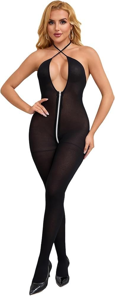 Fishnet Bodysuit Full Body Stockings For Women Bodystockings One Piece Outfit Lingerie