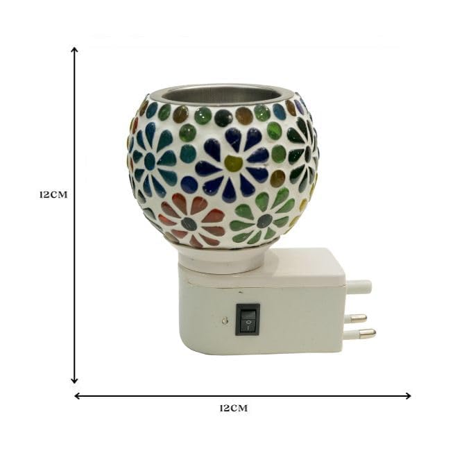 Image of RUPIKA | Electric Kapoor Dani Lamp | Camphor Diffuser, Aroma Oil & Incense Burner, Dhoop Lamp for Home, Temple, Office & Meditation Use