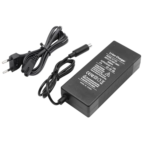 Yungeln 42V 2A Cargador de Batería Patinetes para Xiaomi 1S M365 Lite Pro Pro 2 Mi3 Scooter electrico Bicicleta eléctrica Motocicleta eléctrica Cable Universal 5,5mm 2,1mm