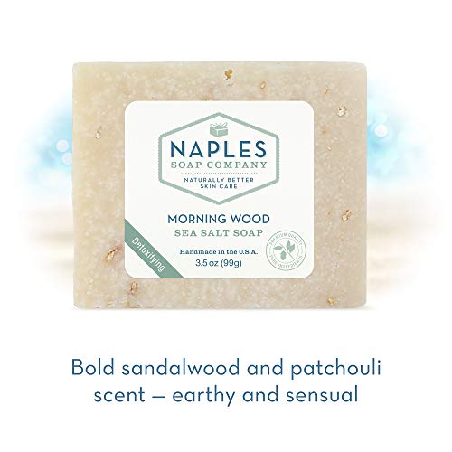 Naples Soap Company Ph Balancing Sea Salt Soap Bar – Naturally Exfoliates And Moisturizes – No Harmful Ingredients –3.5 Oz, Morning Wood #TOP4