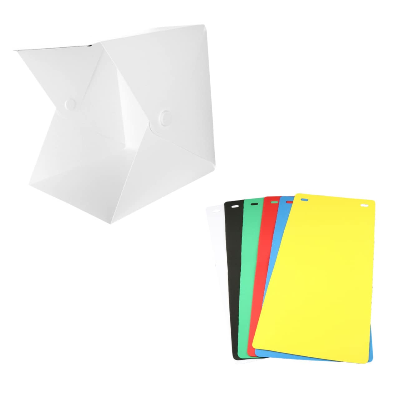 OSALADI 1 Set Light Box Lighting Cube Tent Mini Tent LED Picture Frame Mini Boxes Mini Picture Frames Lighting Shooting Tent Portable Tent Photography Backdrop Tents Studio White Fold Abs