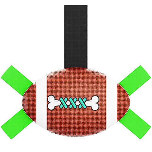 LiRiQi Jouet pour Chien Ballon de Rugby Flottant pour Chien Jouet interactif Jouet Aquatique pour Chien Dog Toys Balle Cover