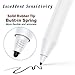 MEKO 1.6mm Fine Tip Active Digital Stylus Pen with Universal Fiber Tip 2-in-1 for Drawing and Handwriting Compatible with Apple Pen iPad iPhone and Andriod Touchscreen Cellphones, Tablets-White