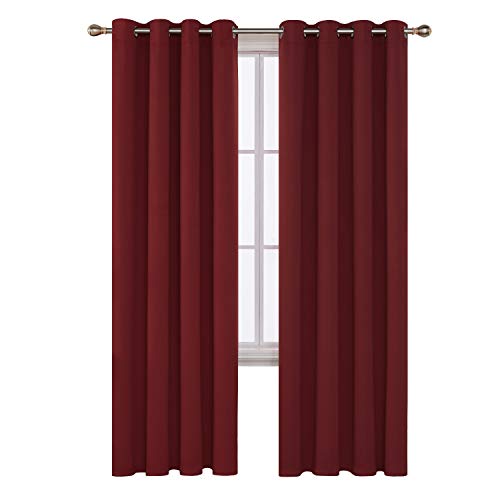 Image of Deconovo Blackout Curtain for Living Room 84 Inches Long, Door Curtain