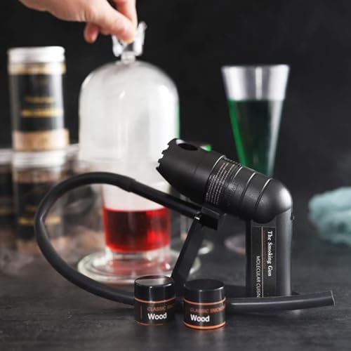 Smoking Gun, Cocktail Smoker Kit, Kitchen Smoking Gun With Wood Chips, Food Cocktail Smoker For Indoor Outdoor Use, Cold Smoky Flavors