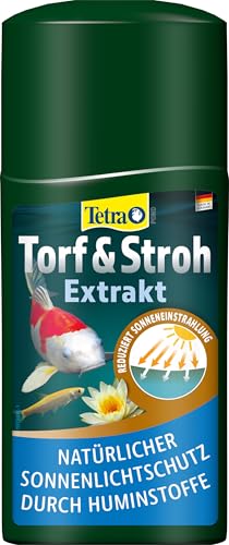 Tetra Pond Torf & Stroh Extrakt - Wasserpflege mit rein pflanzlichen Wirkstoffen, zur natürlichen Vorbeugung von Algenwachstum, 250 ml