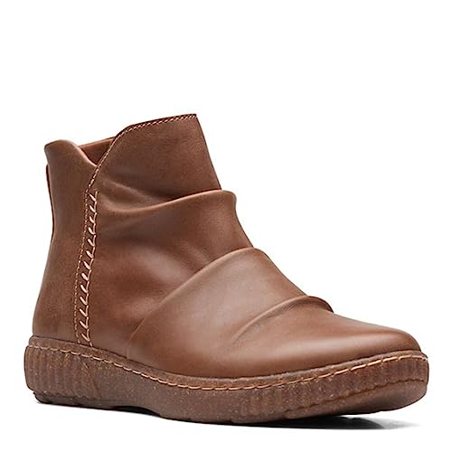 Clarks Caroline Rae Bottines Chelsea Femme en Cuir Premium