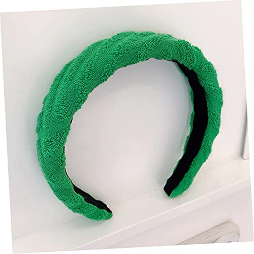 PRETYZOOM Listrada Verde Brilhante Tiaras De Basquete De Ioga Cocar De Festa Cocar Decorativo Cocar