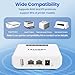 Xiiaozet Wireless Print Server, Share an USB Device Over LAN, Support 99% of Printers and Scanners, Multiple Protocols & Modes, Easy Network Printing LK100EW